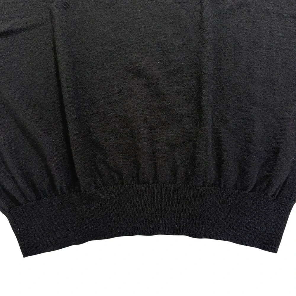 Peter Millar Mens Golf Sweater  XL V-Neck 100% Italian Merino‎ Wool Quiet Luxury